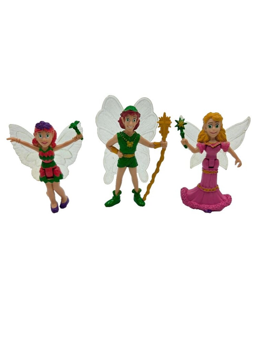 Fairy Family Figures Safari Ltd Clear Wings Girl Boy Princess Cake Topper Read